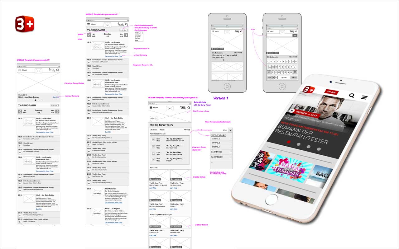 screens 3plus Webportal